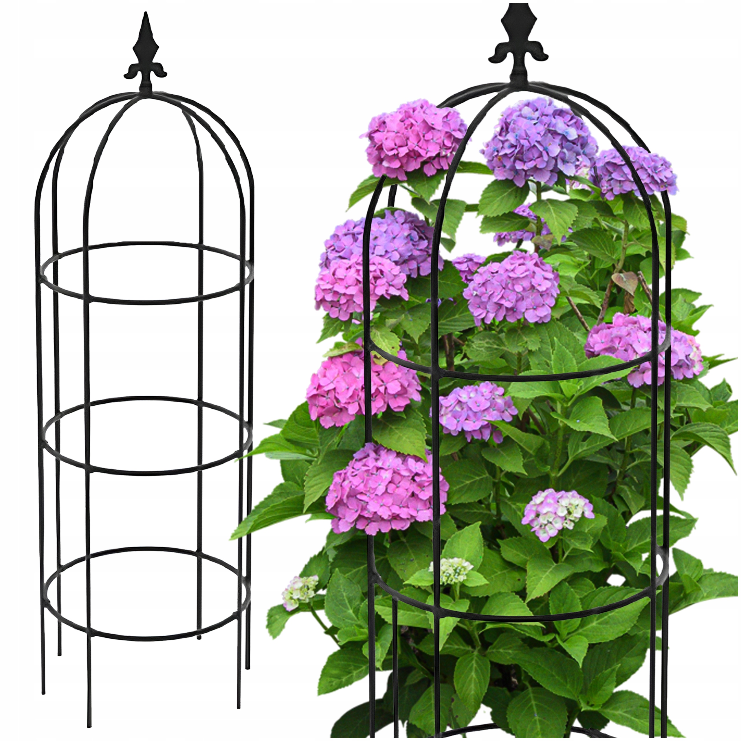 

Pergola Metalowa Ogrodowa Róże Mała Czarna