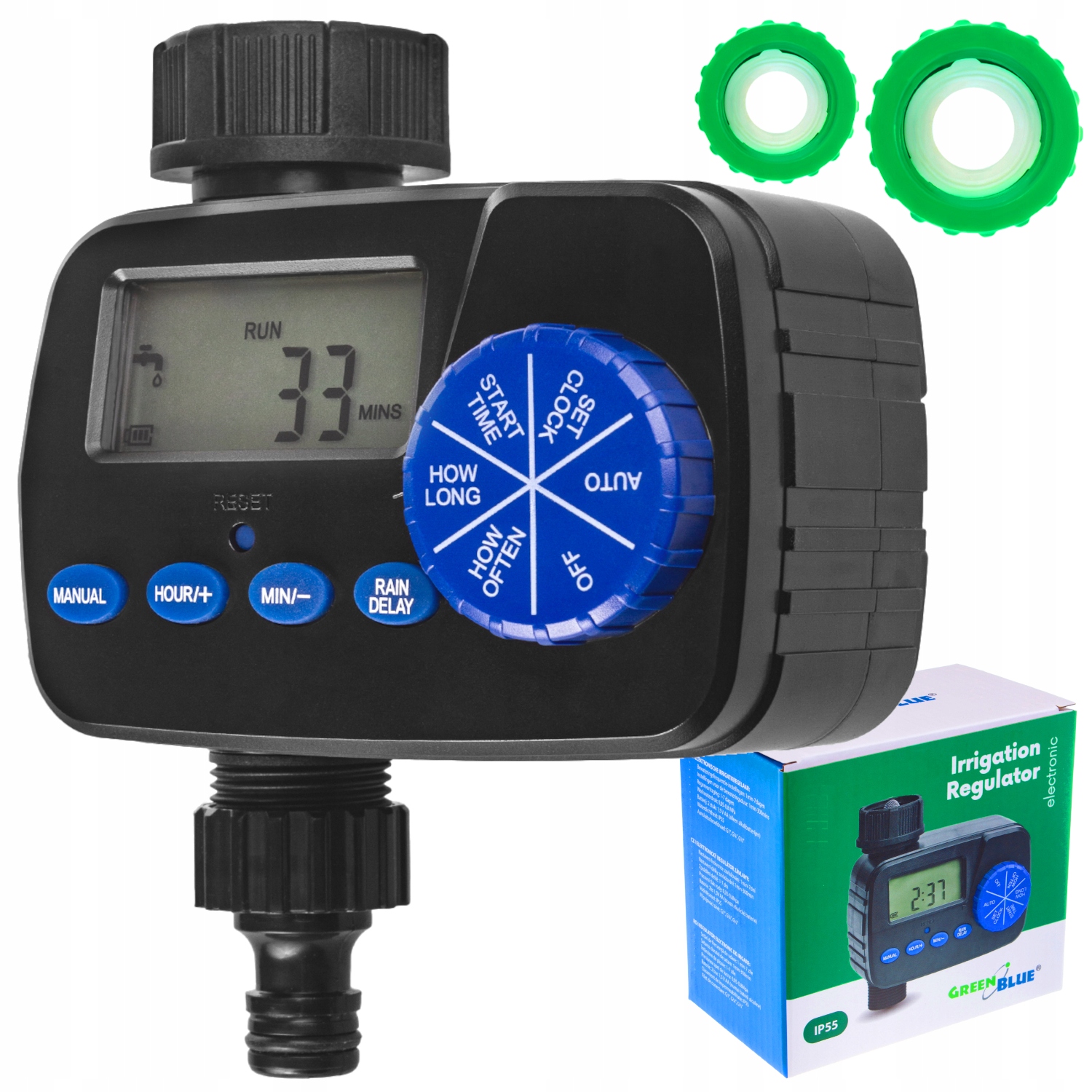 Elektroniczny sterownik nawadniania IP55 programator do wody 8bar na kran