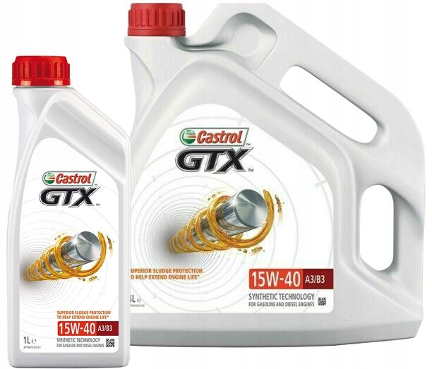 CASTROL GTX MINERAL 15w40 A3 / B4 SL / CF 5L