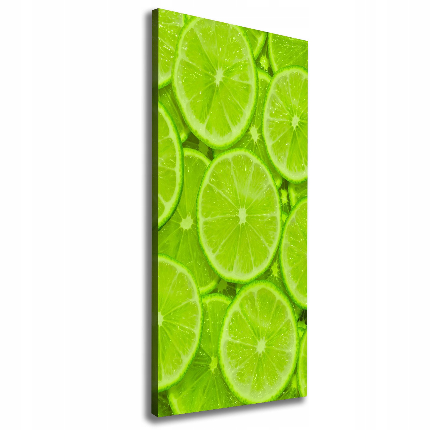 

Nowoczesny obraz canvas na ramie Limonki 50x125 cm