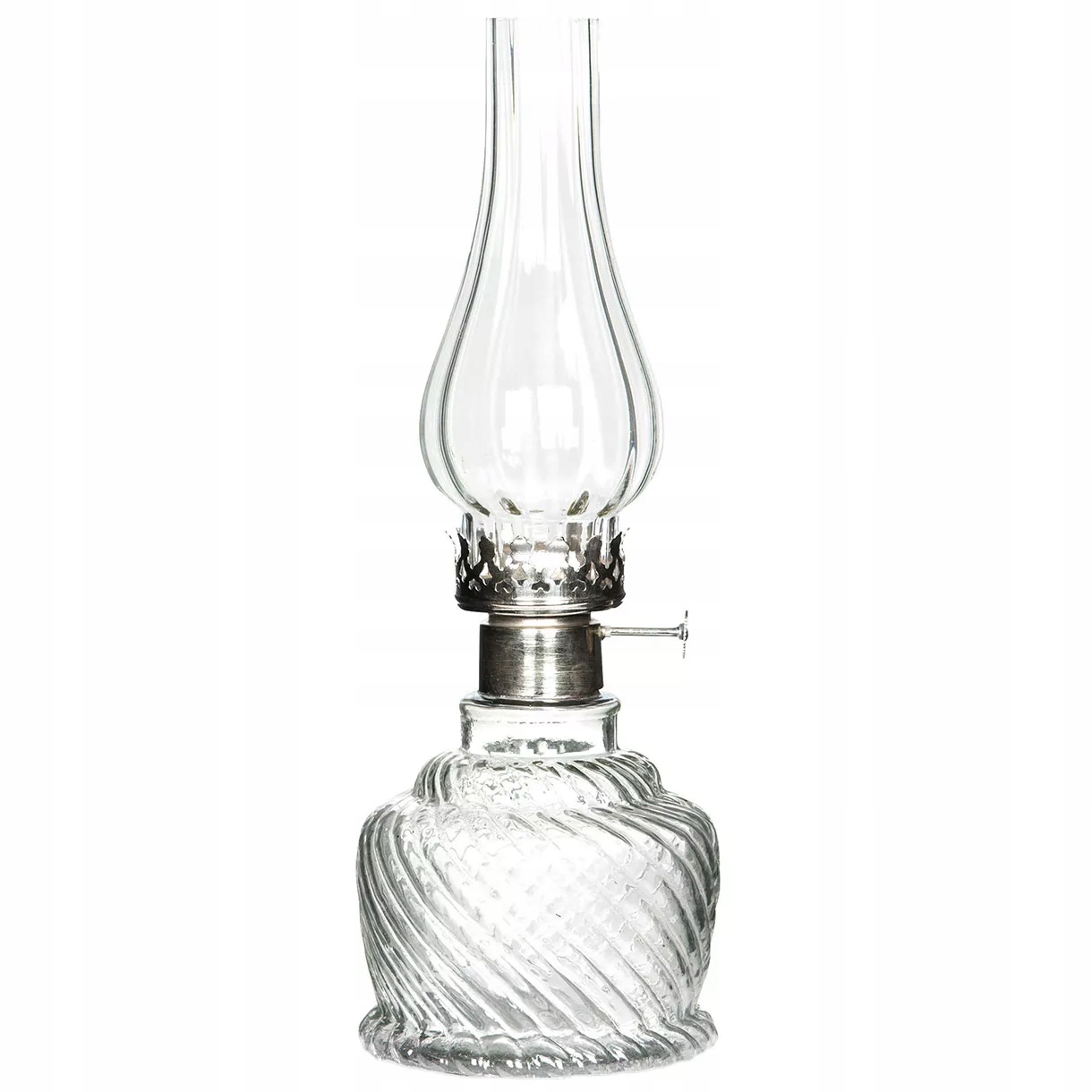 Svícen Na Čajové Svíčky Skandinávský petrolejová lampa skleněný průhledný 34 cm