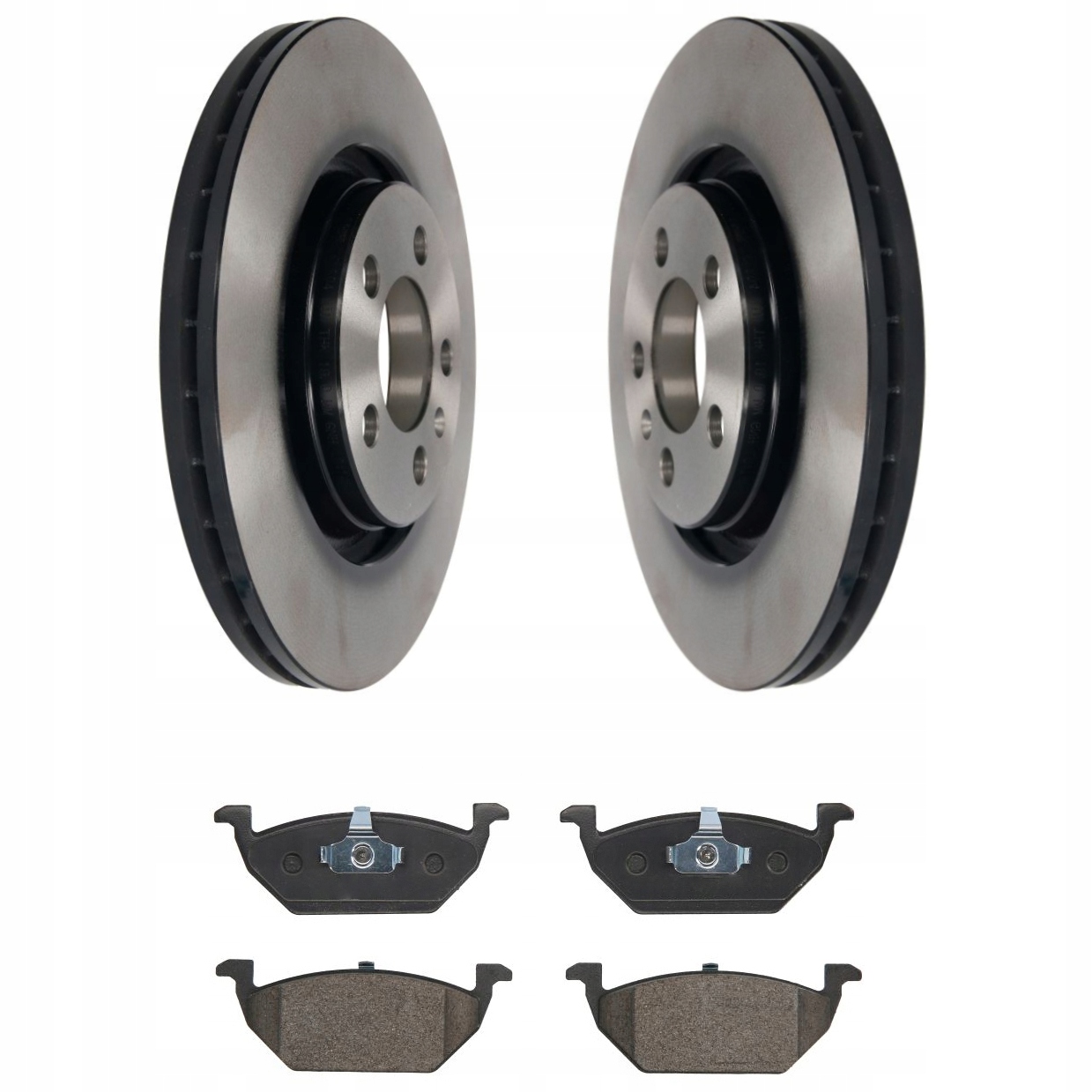 TARCZE HAMULCOWE + KLOCKI PRZÓD AUDI A3 VW GOLF IV