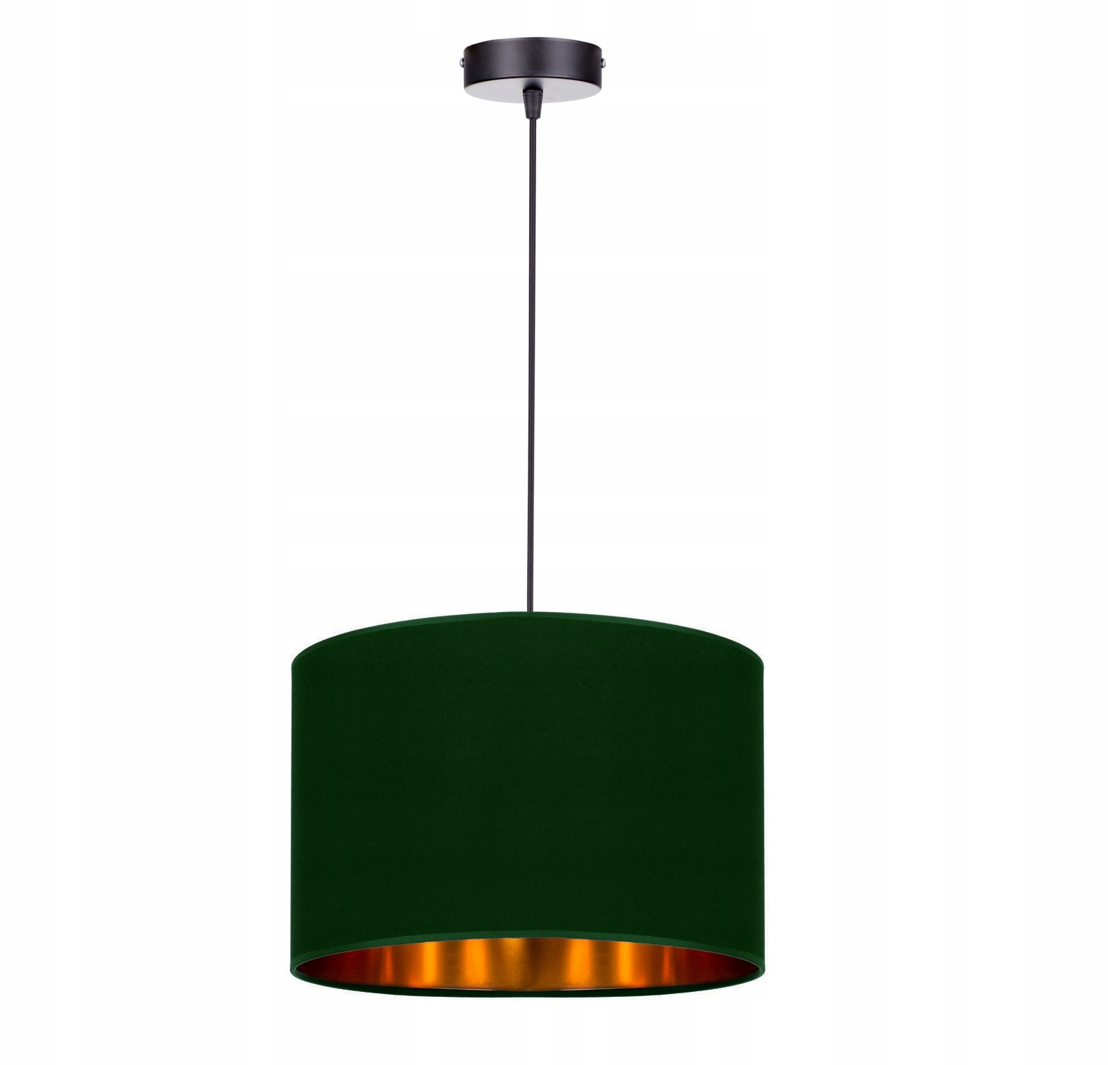 

Lampa Wisząca Sufitowa Żyrandol Zielono - Złoty