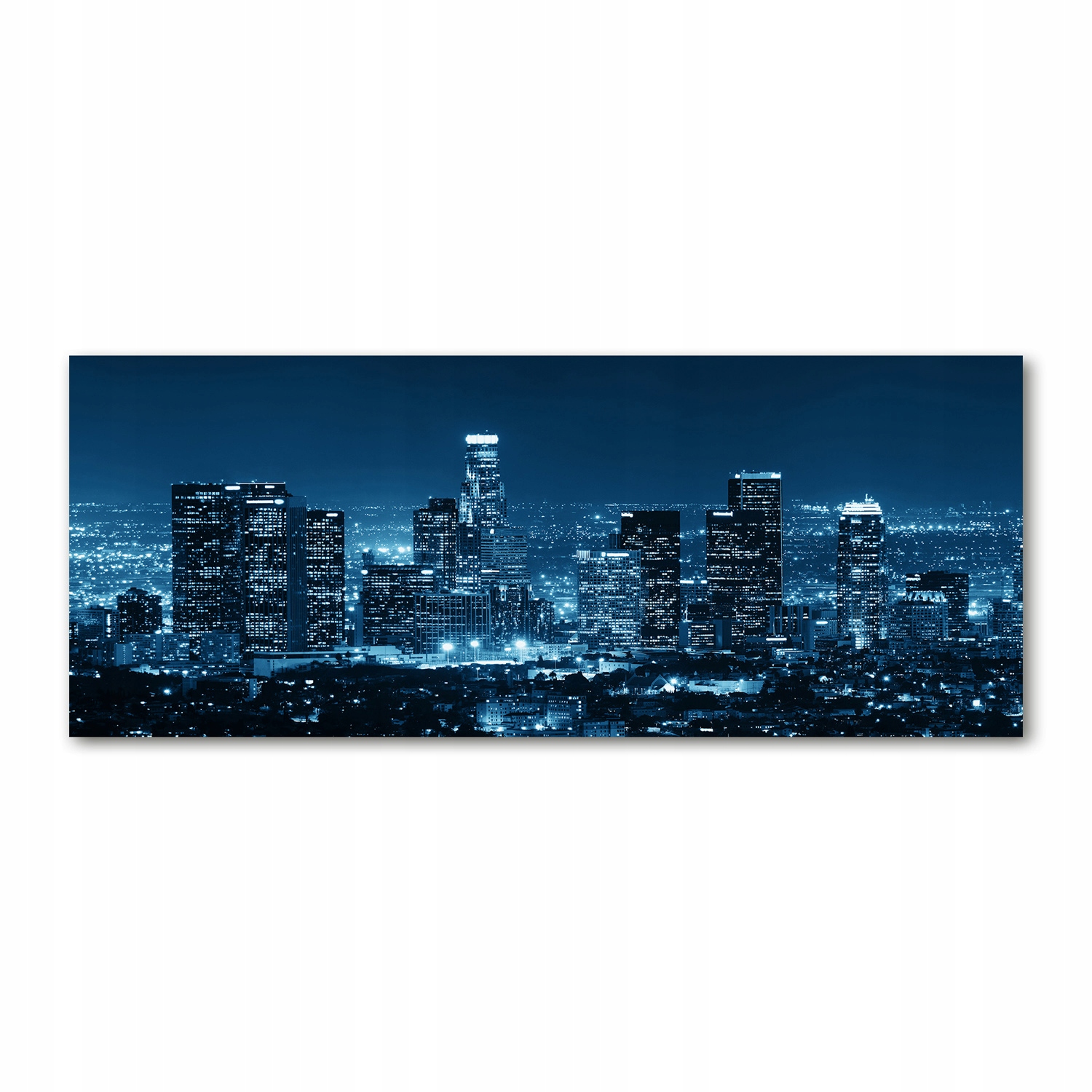 

Foto obraz szkło akryl Los Angeles nocą 125x50 cm