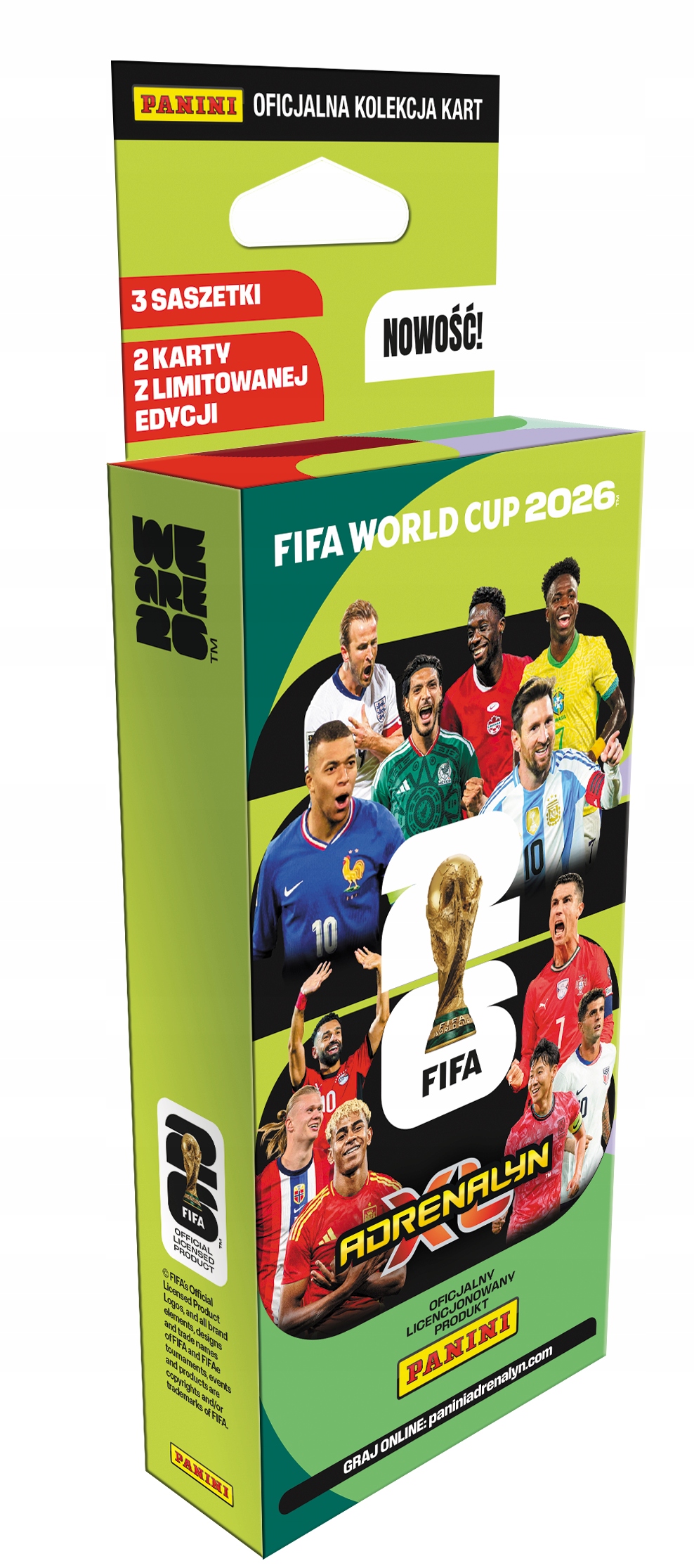 Panini Fifa World Cup 2026 Blister 3 Saszetki 24 Karty Piłkarskie 2 Limited