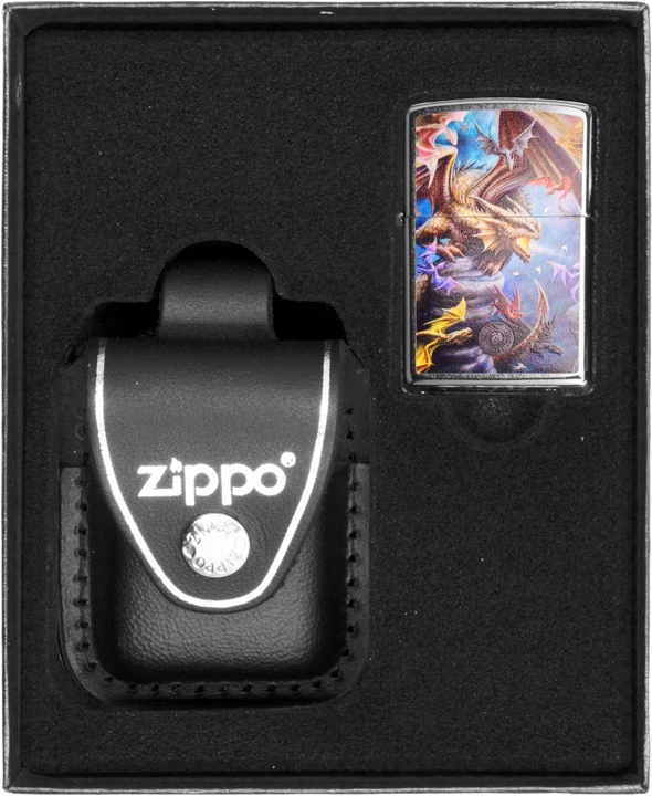 Zestaw ZIPPO Zapalniczka ANNE STOKES DRAGONS prezentowy*nr3