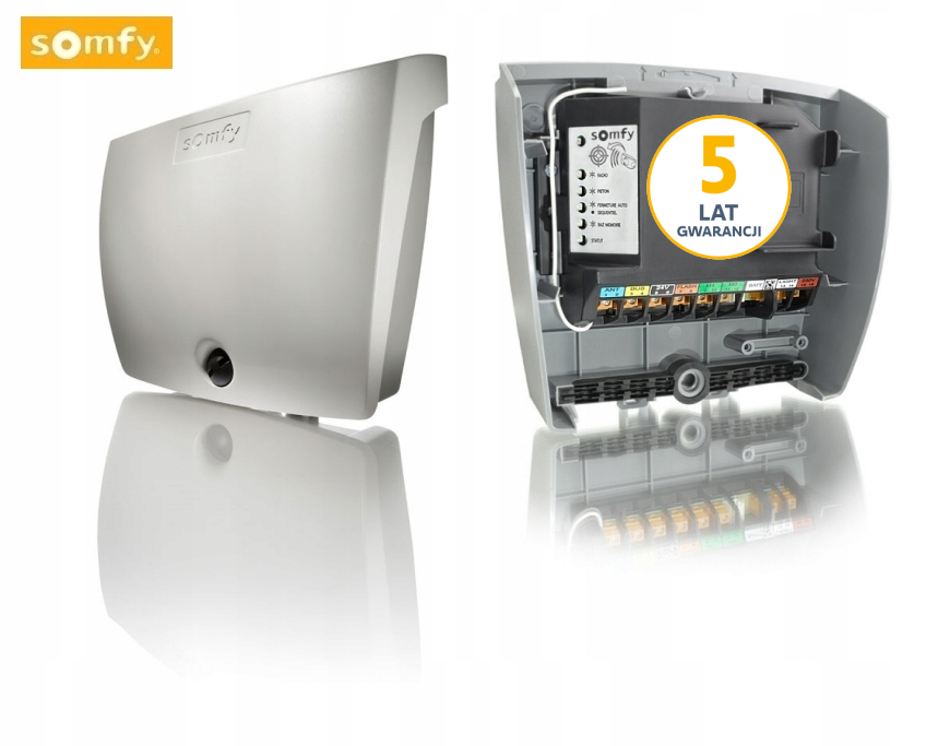 Napęd bramy dwuskrzydłowej automat SOMFY SGS 400 Rodzaj napędu do bram skrzydłowych