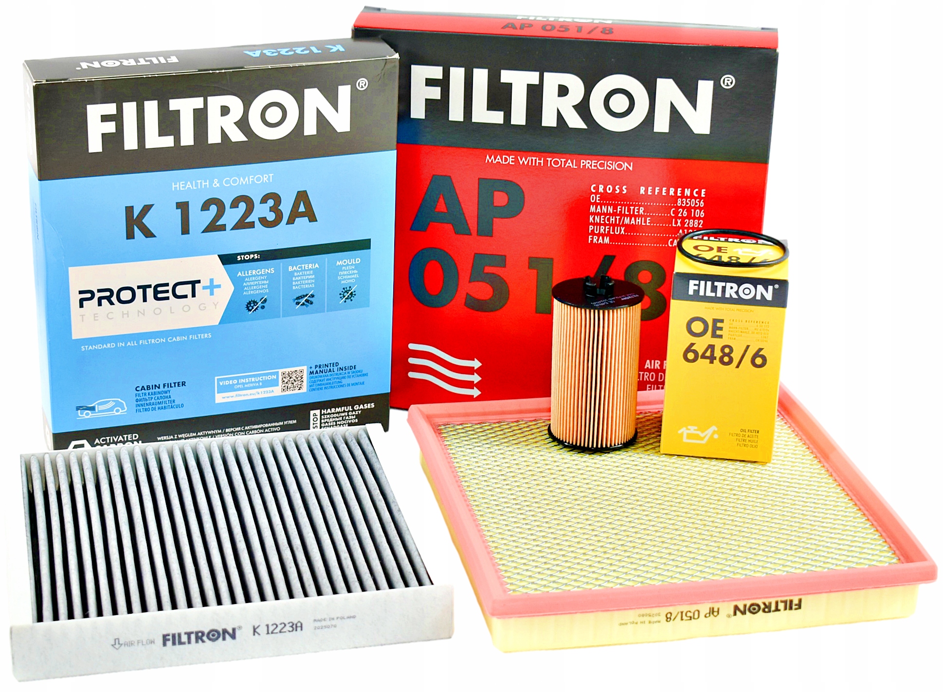 Filtron Sada Filtrů Opel Astra J IV 1.4 1.6