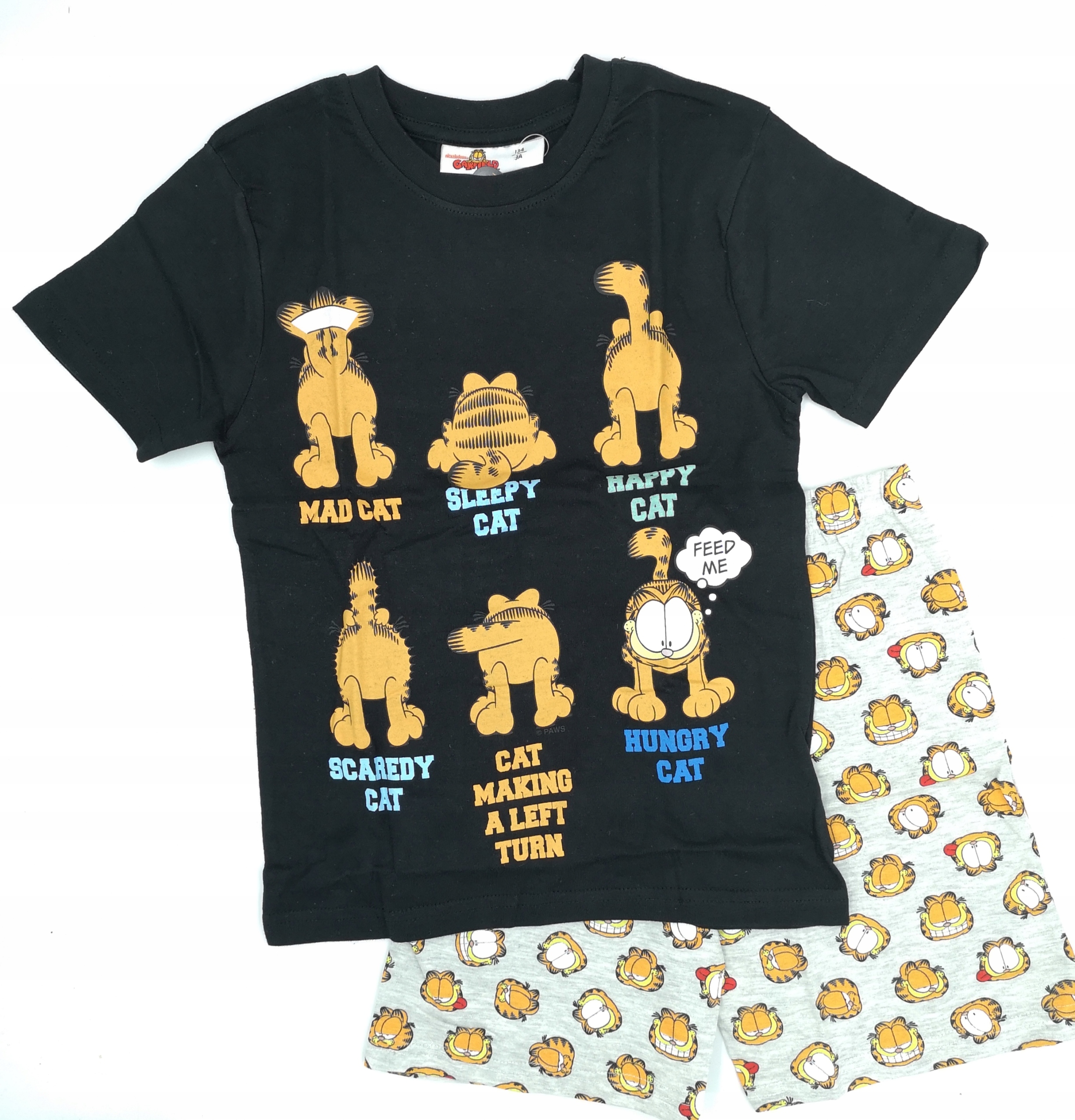 

Garfield Piżama roz. 140 krótki rękaw