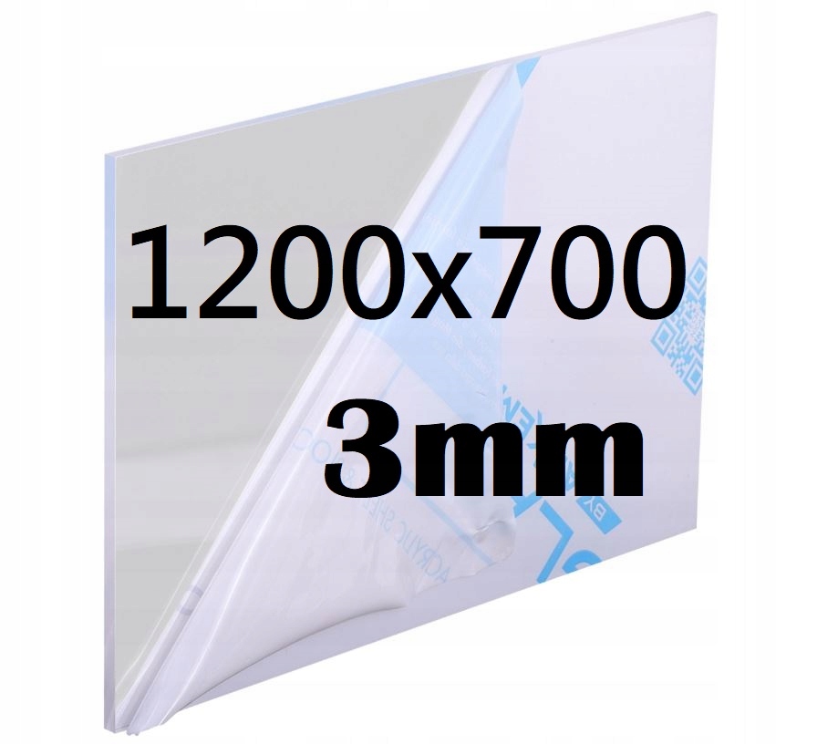 Plexi Plexi Plexi Plexa na míru 120 x 70 cm 3 mm Bezbarvá Deska