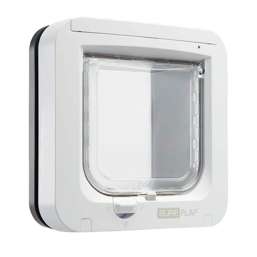 Drzwiczki wahadłowe SureFlap 22 x 21,5 cm 4-kierunkowe na mikroczip