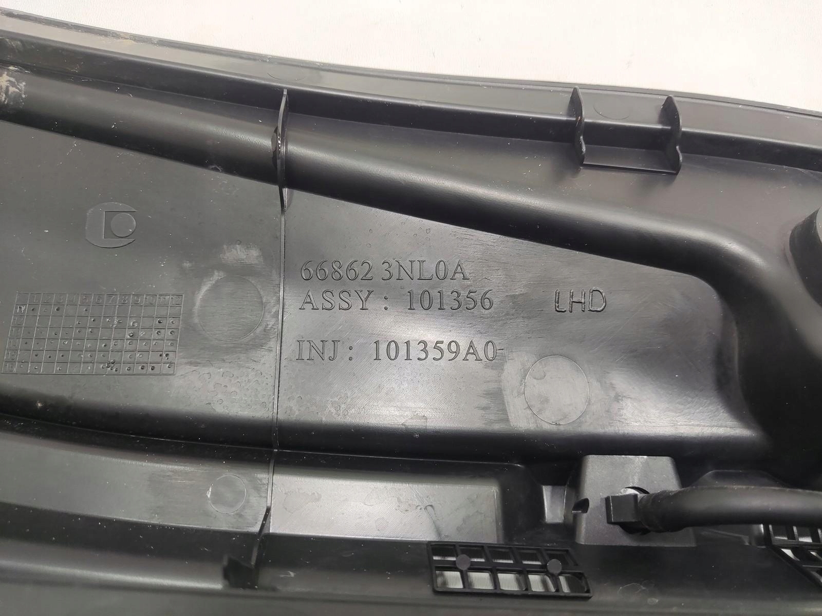 torpedo upper plastic NISSAN LEAF and 2011-2017 66862-3NL0A