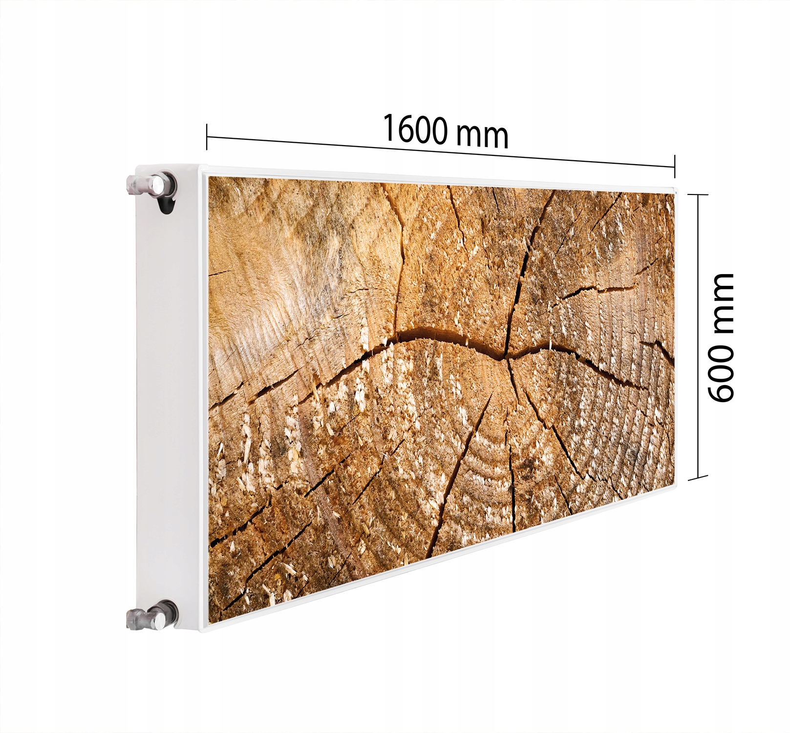 Magnetická Krytka Na Radiátor 160x60 Dřevo Podložka Magnet