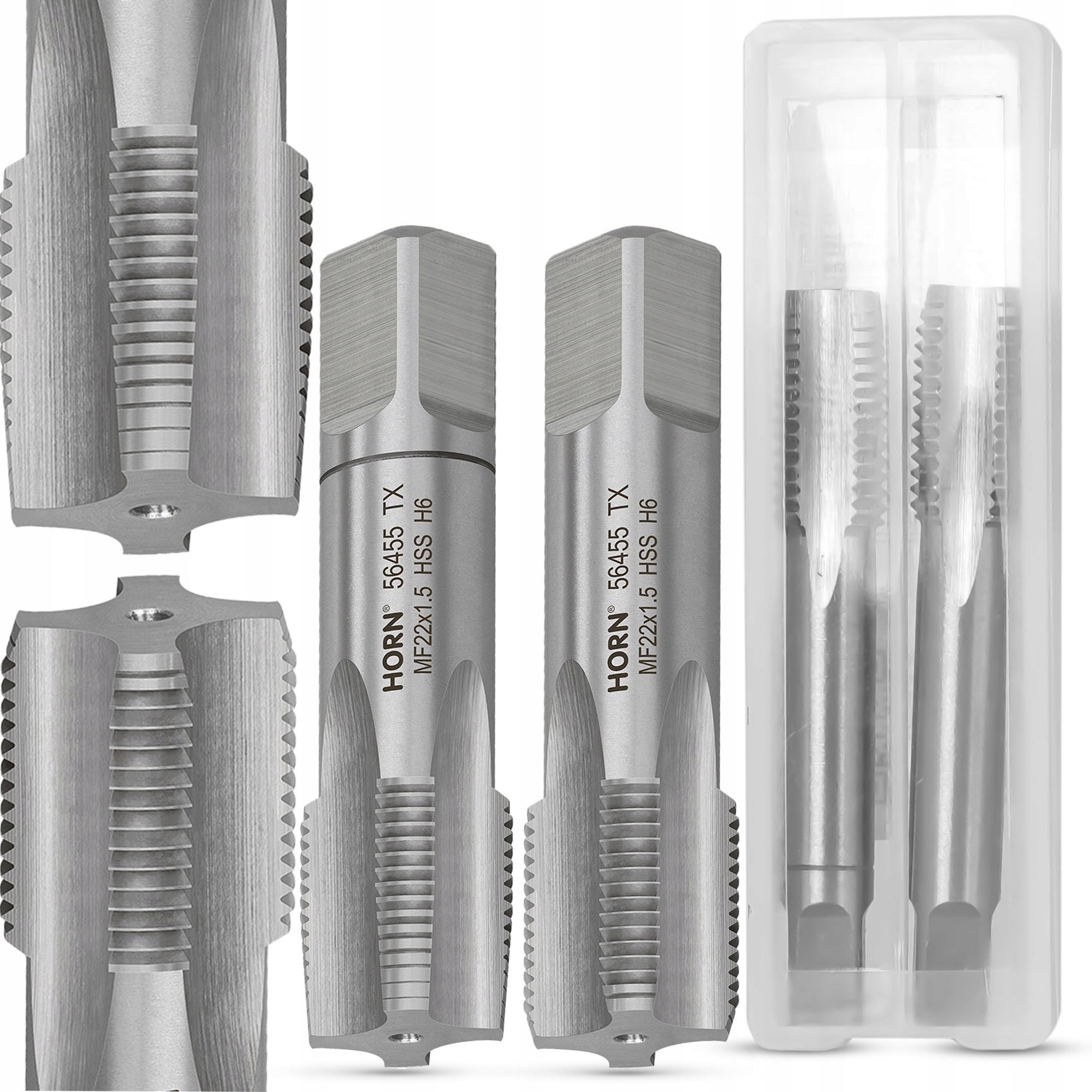 

Gwintownik M22 Ręczny M22x1.5mm 2 szt DIN-2181/2P