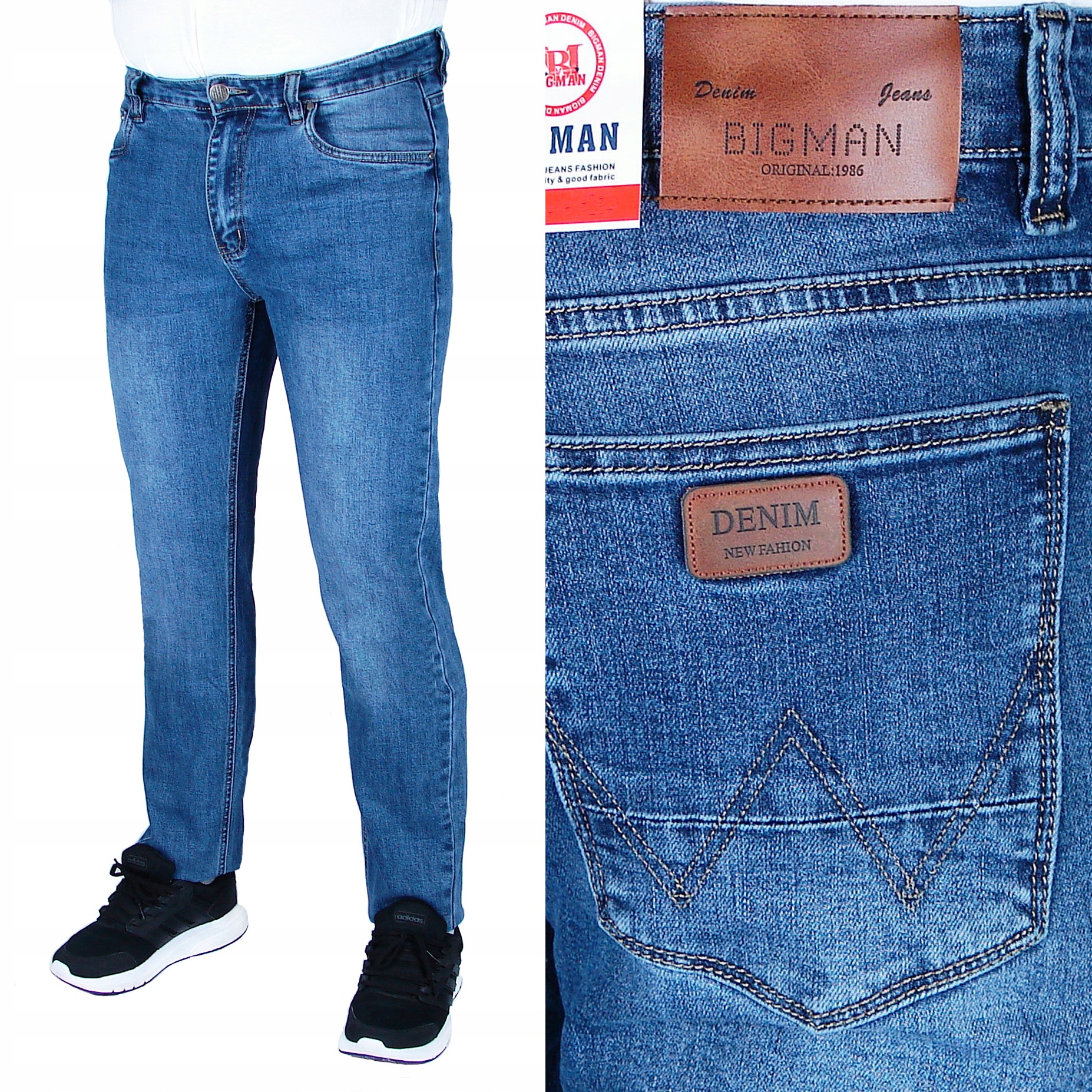 

Spodnie Męskie Jeansowe W 32 L 34 W84 -86 cm