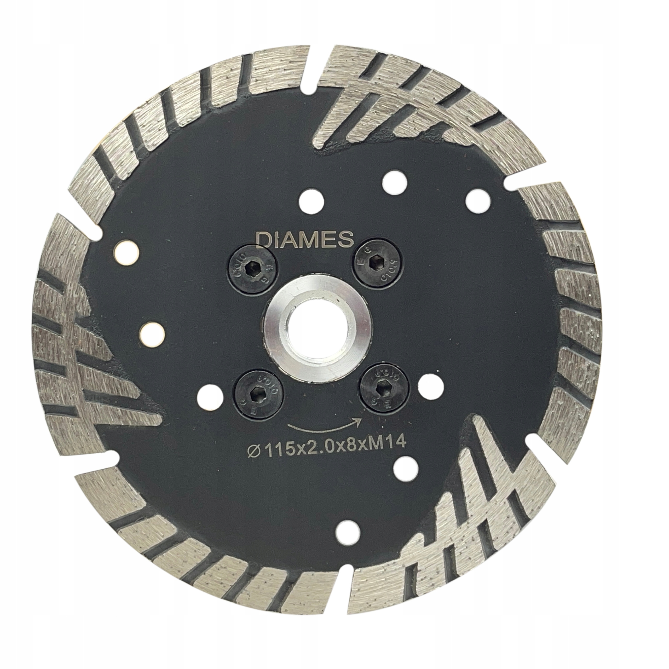 Tarcza Diamentowa Diames Do Cięcia Granitu Kamienia Betonu 115 M14 Flansza