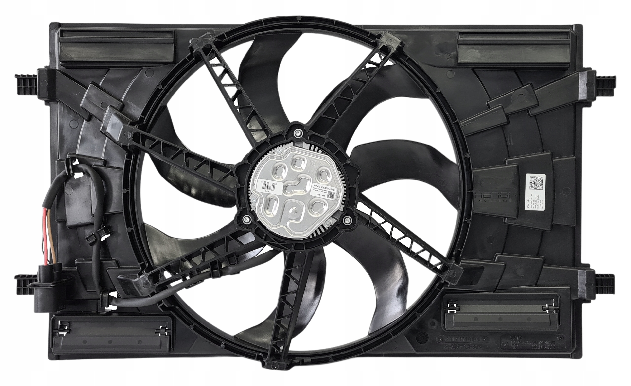 Obudowa Wentylatora VW AUDI SKODA SEAT 5Q0121207AP Typ samochodu Samochody osobowe