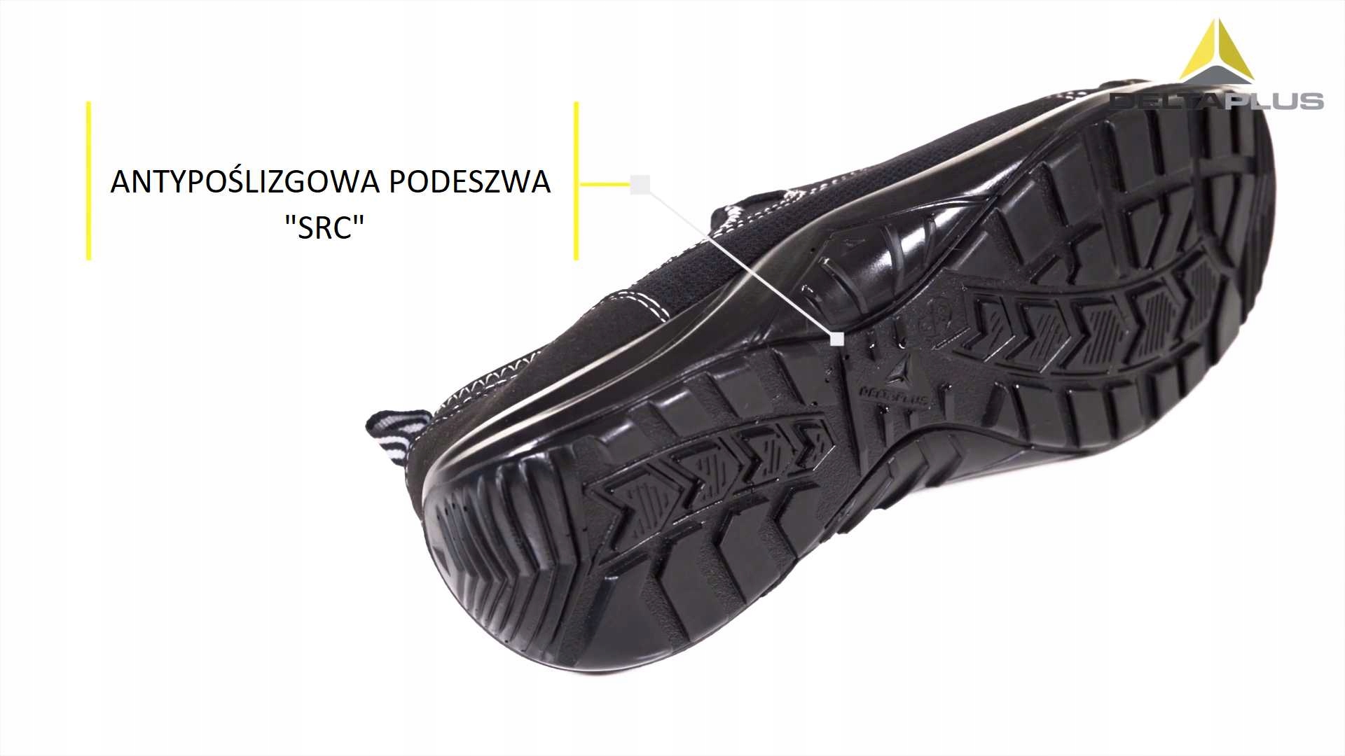LETNIE PÓŁBUTY BUTY ROBOCZE DELTA PLUS MIAMI S1P SRC CZARNE ROZMIAR 42 Model MIAMIS1P