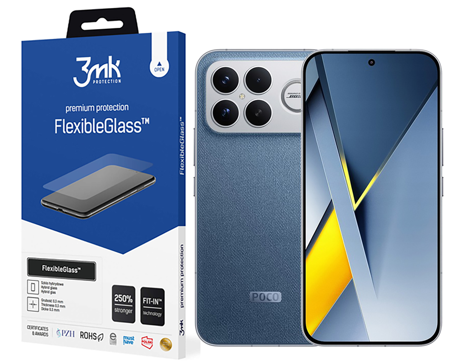 Hybridné sklo Flexibleglass 3MK pre Poco F8 Ultra