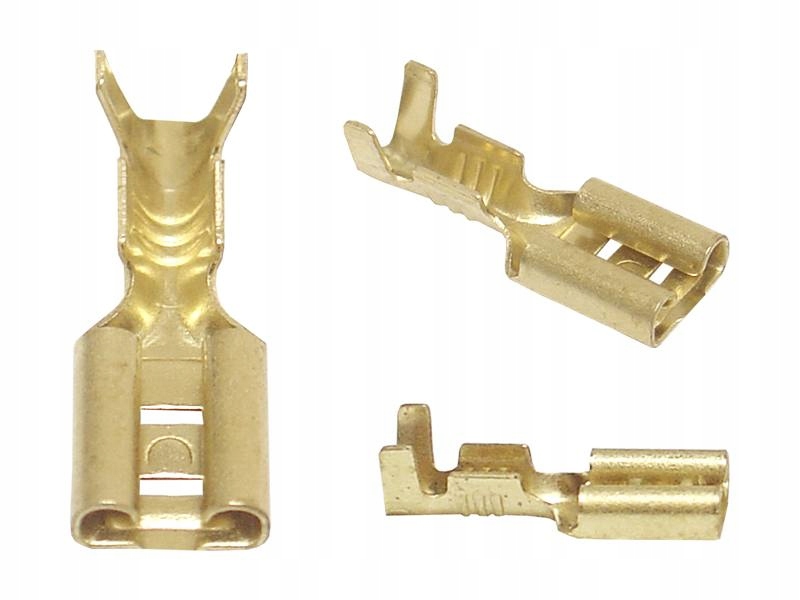 

Konektor Żeński 4,8mm /4,7mm Nieizolowany 10 Sztuk