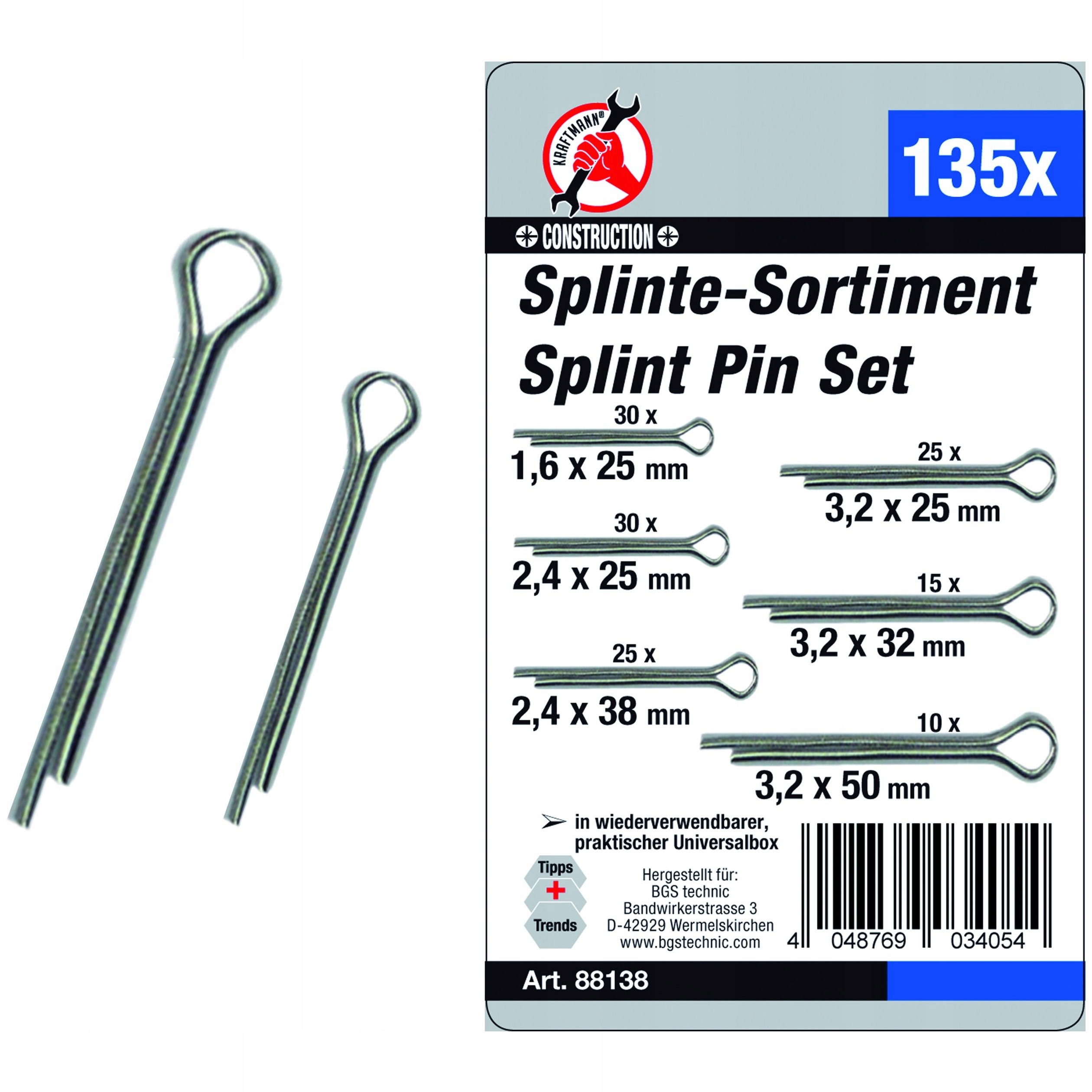 

Zawleczki Przetyczki Proste 135p Narzędzia Mogilno