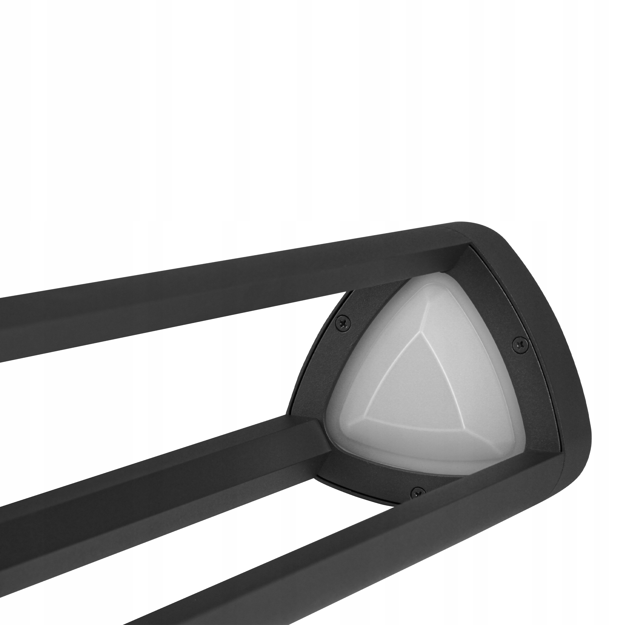 Słupek oświetleniowy prostokąt LVT GX53 60 cm czarny Kod producenta 1642