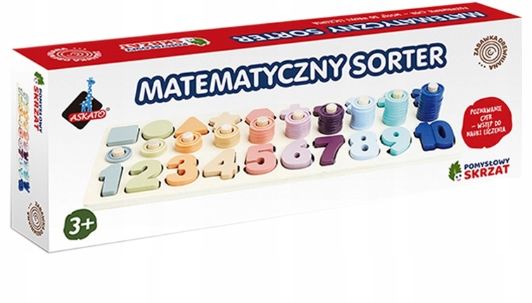 

Pomysłowy Skrzat Matematyczny Sorter Nauka Liczeni