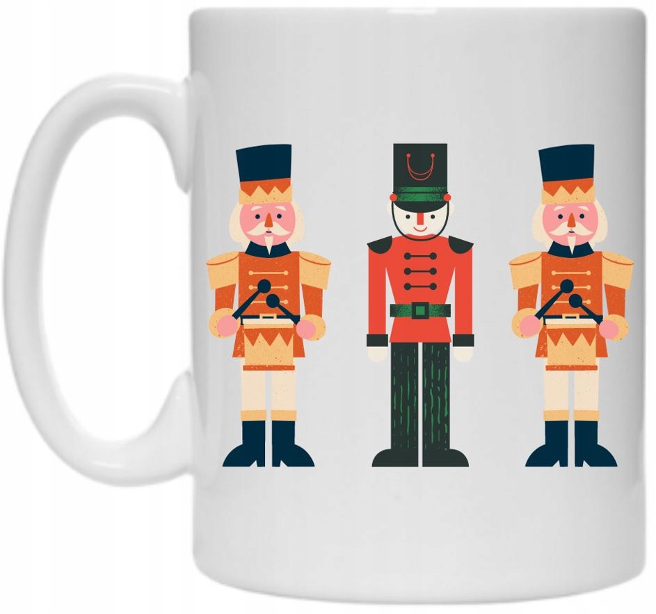 KUBEK PREZENT ŚWIĘTA ZIMA DZIADEK DO ORZECHÓW Marka inna