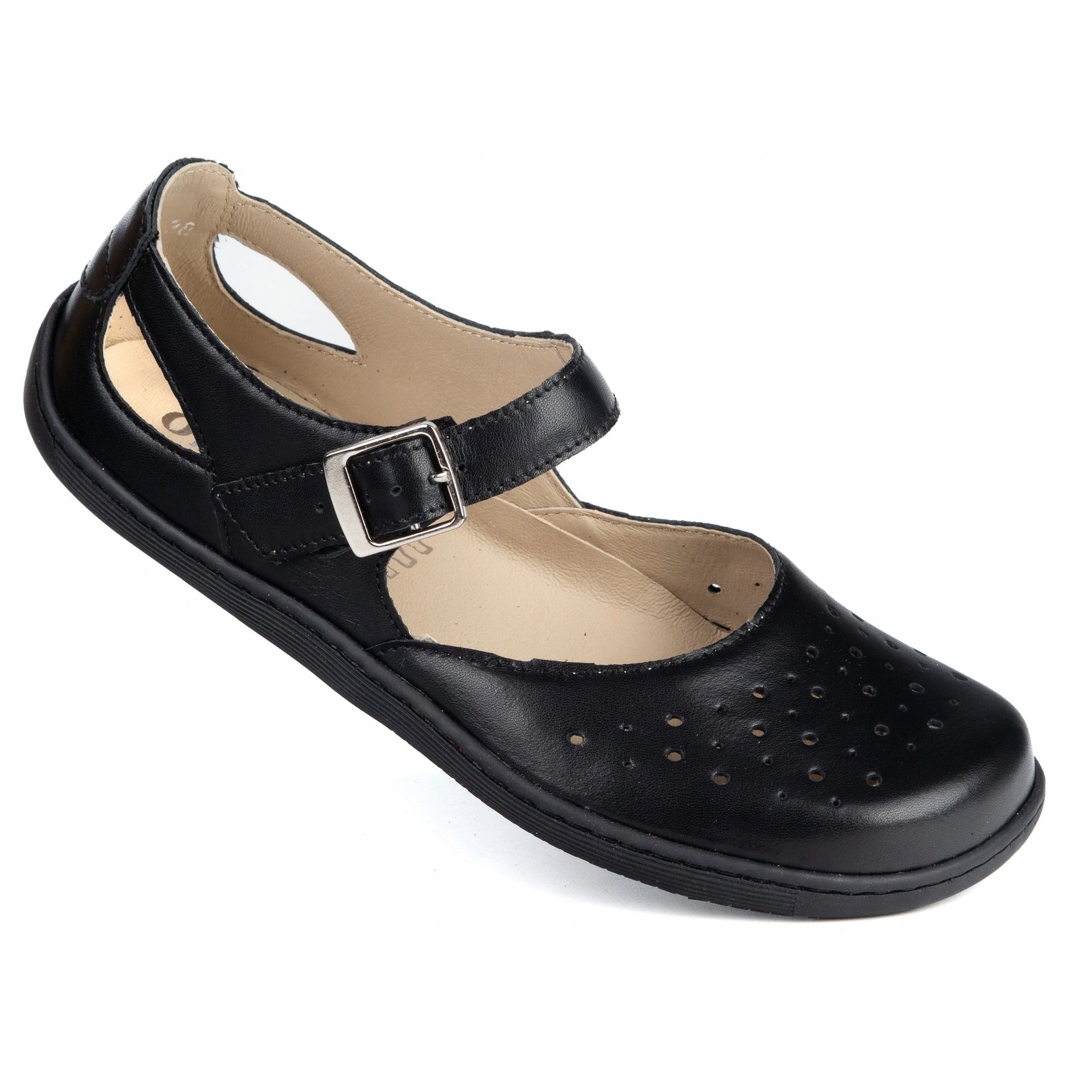 Béžové dámské kožené boty Barefoot 1284 Olivier 41