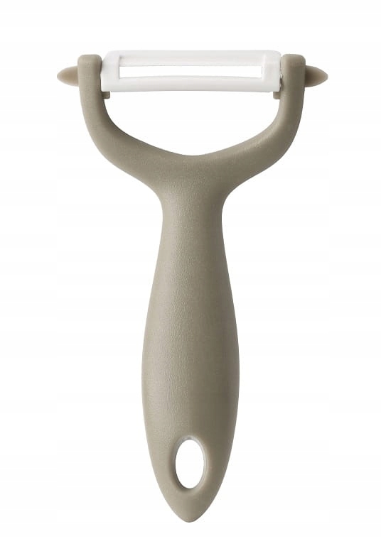 

Obierak skrobak ceramiczny poprzeczny 14 cm beżowy