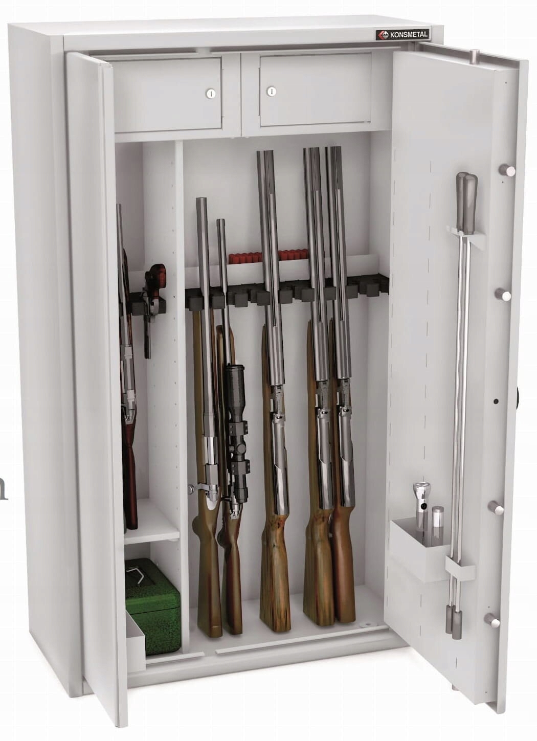 Trezor na zbraň 15 kusů Konsmetal MLB150D/10 5 bezpečnostní třída S1