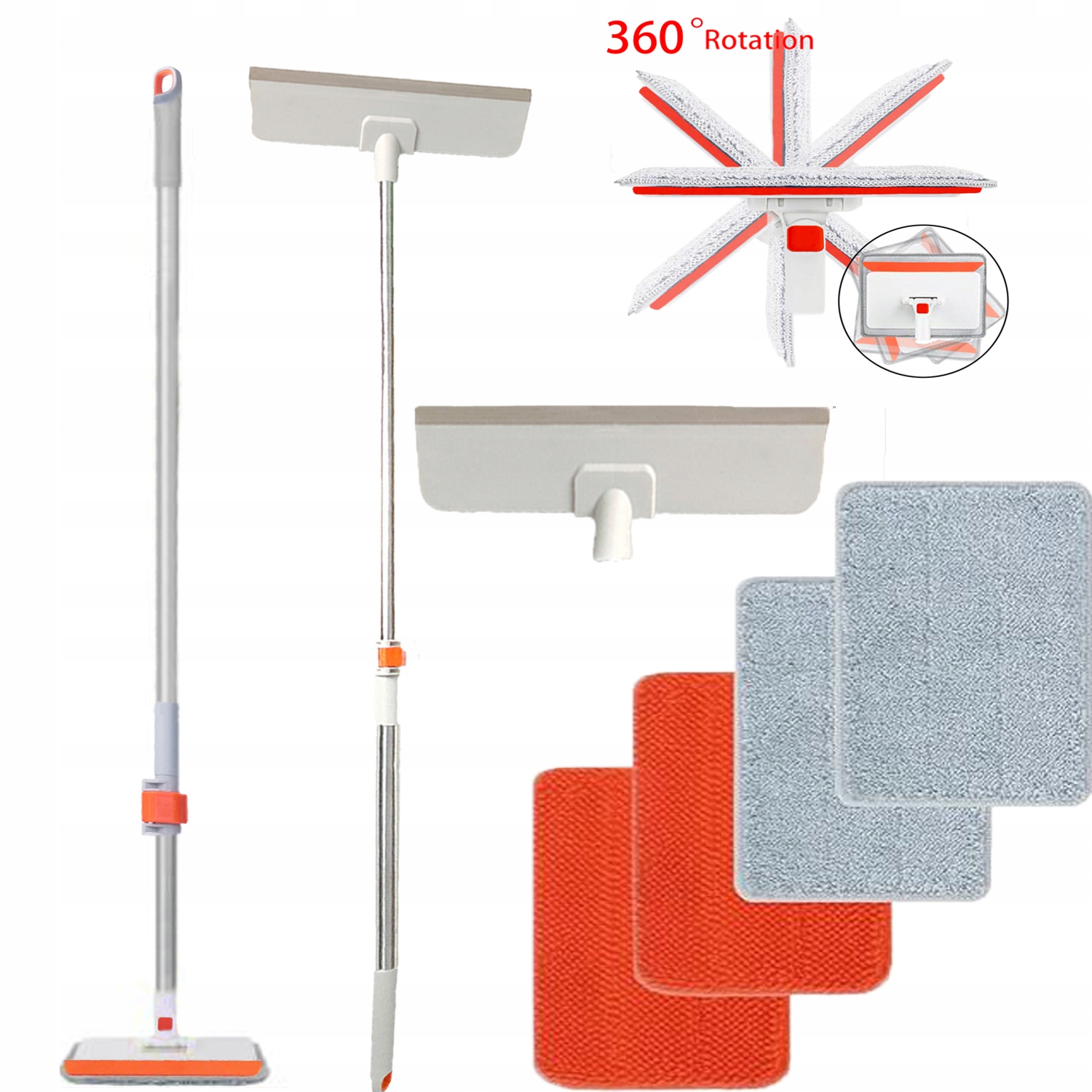 Teleskopická myčka oken a čistič lišt