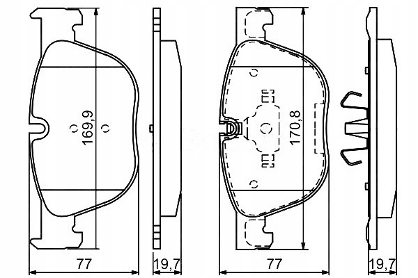 Bosch Hamové Kostky Bmw Přední E70 Asistent řidiče #28