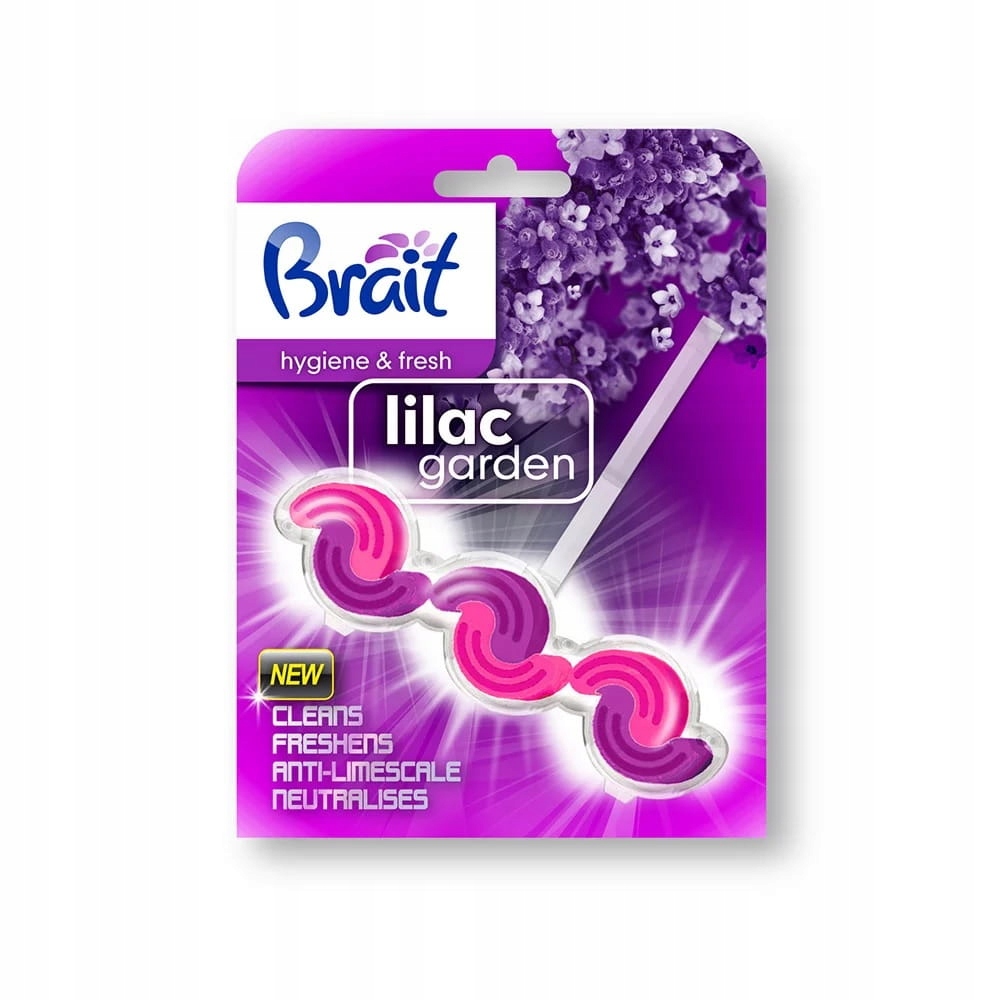 13 x brait Wc kostka přívěsek vlna lilac