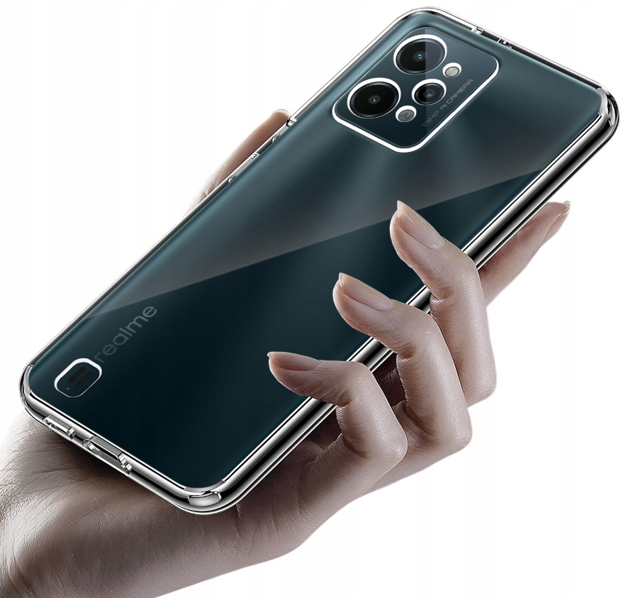 

Etui Żel Clear Case Do Realme C31 Szkło