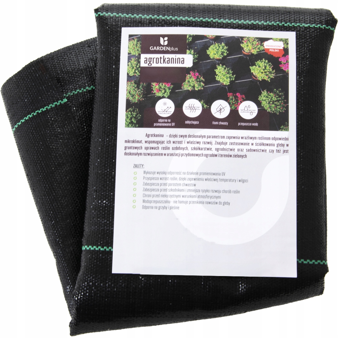 

Mocna Agrotkanina na Chwasty 100g/m2 Mata 1,1 x 5M