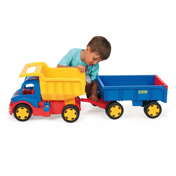 Wader 65100 Gigant wywrotka z przyczepą ciężarówka Stan opakowania oryginalne