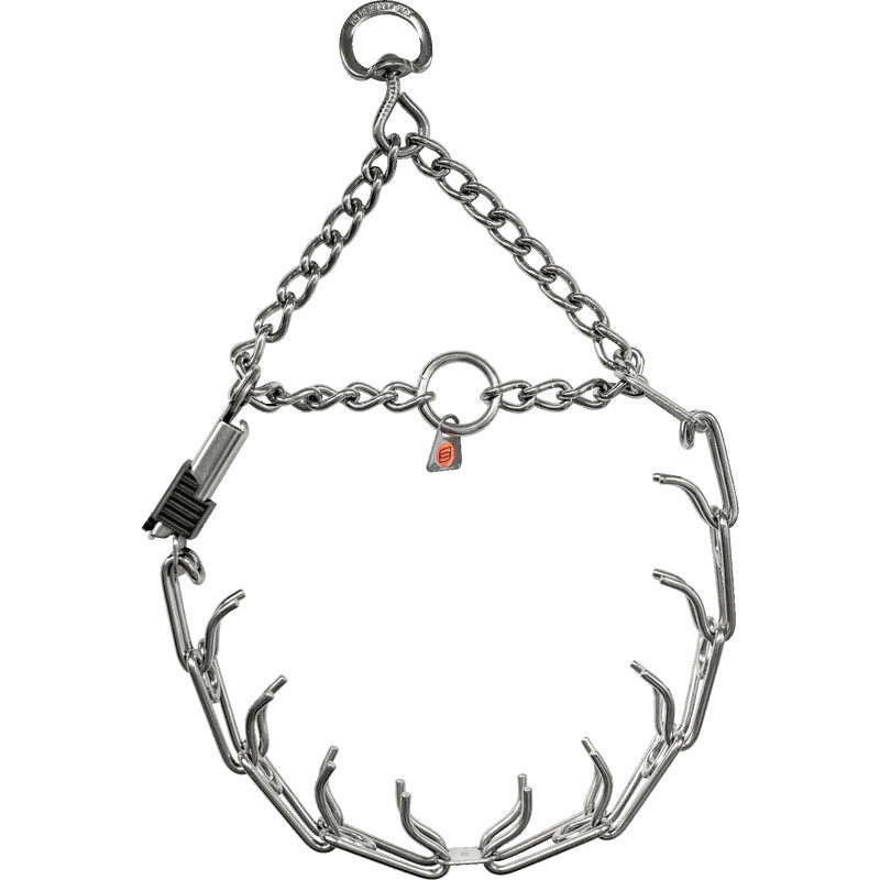 Levně Mini piercing H Sprenger Chromovaný výcvikový obojek Ultra-Plus 43cm 2,2