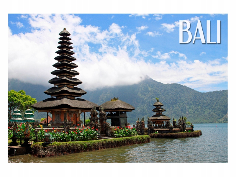 

Indonezja Bali Pura Bratan Magnes na lodówkę