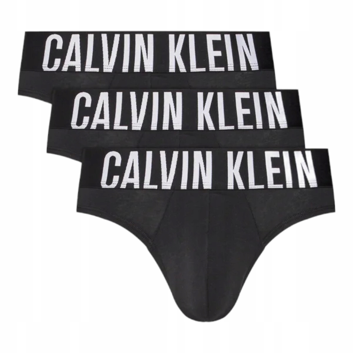 Calvin Klein pánské slipy 3-pack, černé, M
