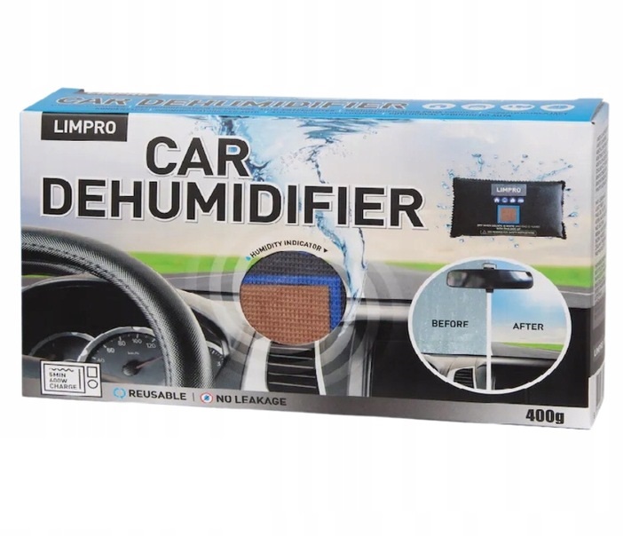 DUŻY POCHŁANIACZ WILGOCI WIELOKROTNEGO UŻYTKU DO SAMOCHODU DOMU CAMPERA Stan opakowania oryginalne