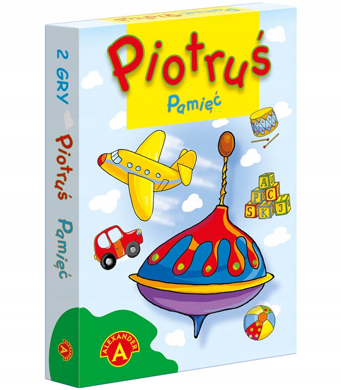 KARTY PIOTRUŚ PAMIĘĆ ZABAWKI ALEXANDER 2 GRY