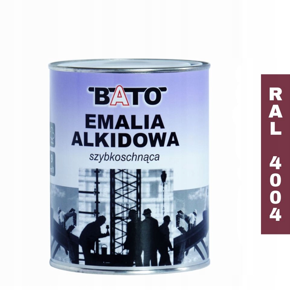 Alkydový smalt barva na kov Bato Ral 4004 rychleschnoucí 0,8L Fialová