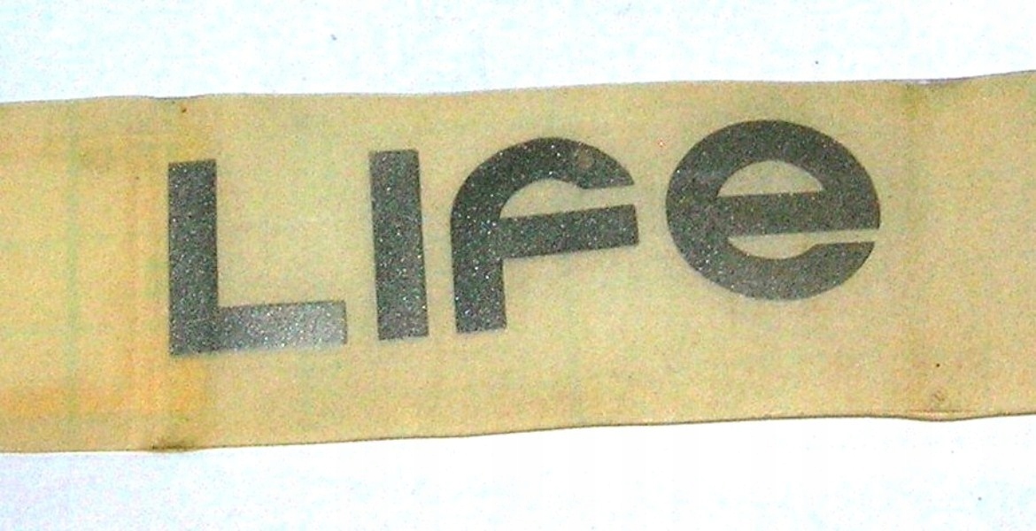 Emblemat Logo Naklejka DAEWOO MATIZ LIFE JASNY