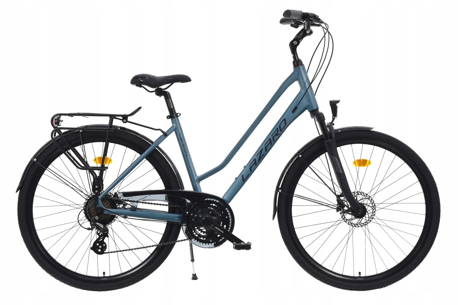 Rower Trekkingowy Lazaro Legion V1 Damski Shimano Hydraulika Niebieski 19