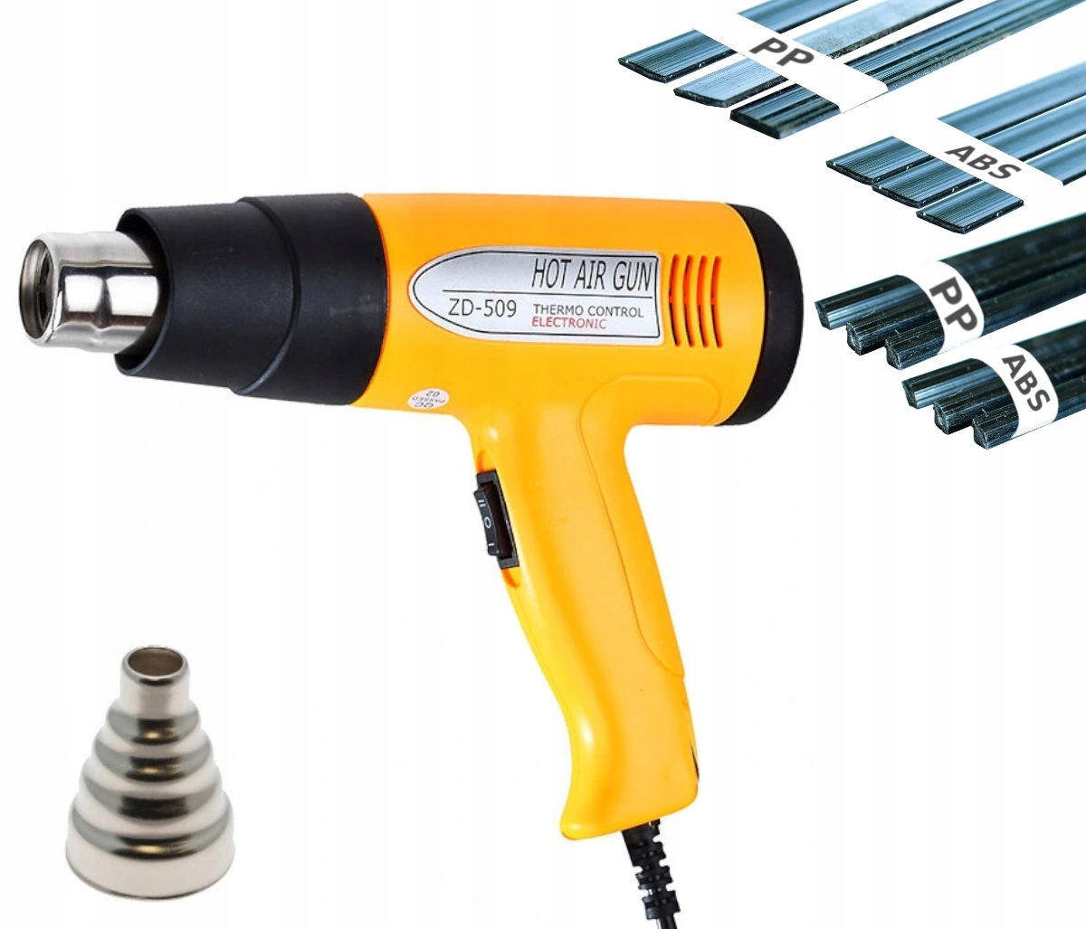 

Spawarka Plastiku ZD-509 1500W +Zestaw plastików