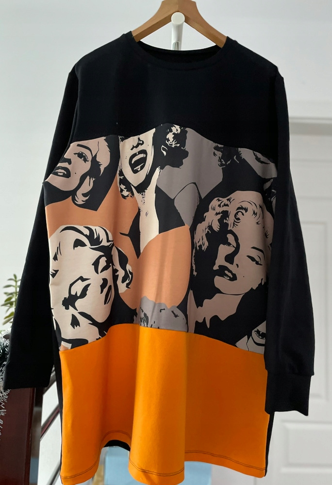 Mikina dlouhá halenka Polska maxi+size Nová vel 52/54