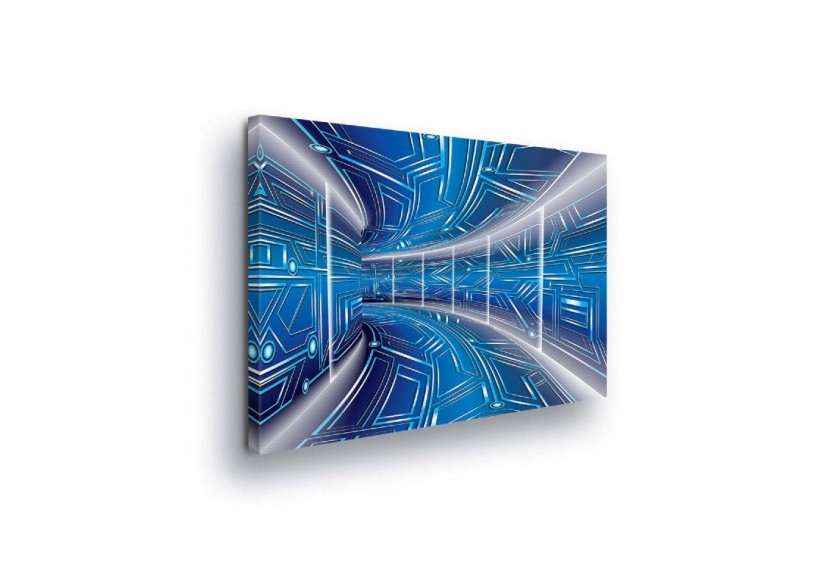 Obraz 100x75 Geometrická abstrakce Moderní kabinet Bílá iluze