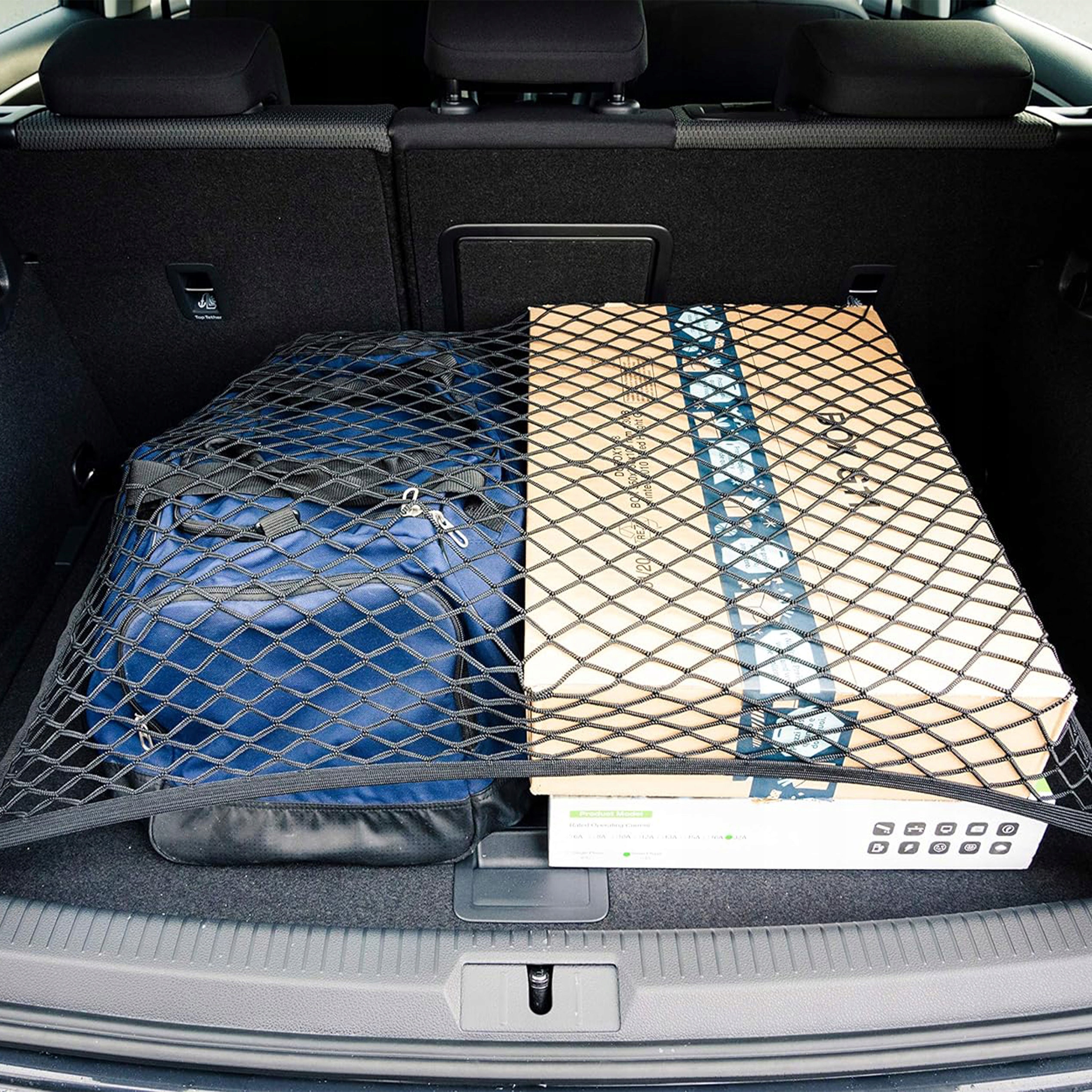 SIATKA DO BAGAŻNIKA SAMOCHODOWA AUTOSIATKA ZABEZPIECZAJĄCA BAGAŻE NA MOTOR Stan opakowania oryginalne