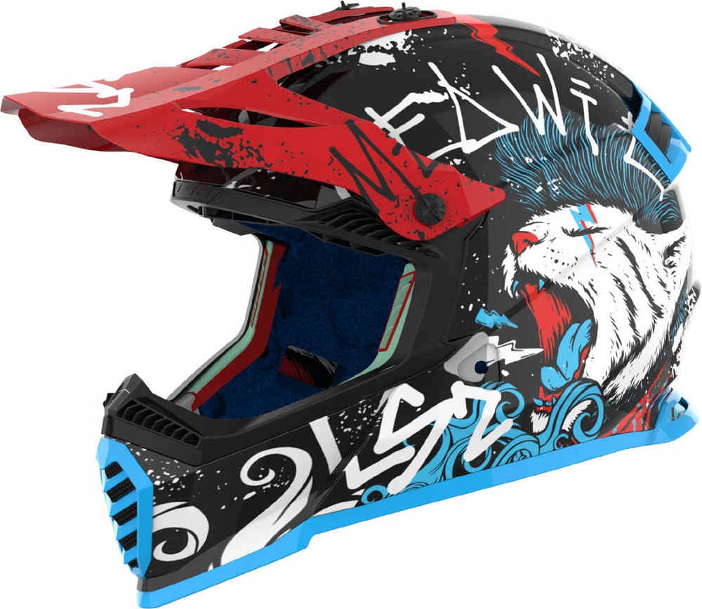 LS2 MX437 Fast II Mini Starmaw Detská Motocyklová Crossová Prilba Ako Darček